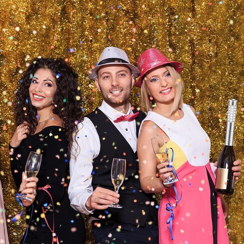 6 Pieces LED Strobe Baton Light Rechargeable Bottle Service Sparklers Stick Reusable Champagne Bottle Handheld LED for Club Stage Nightclub Party Concert Event Bar Outdoor - Silver in Saudi Arabia