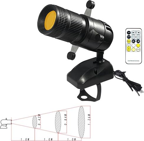 LED pinspot Stage Light,SENLAN 6W Double White/Cool White&Warm White pinspot by IR Controller in Saudi Arabia