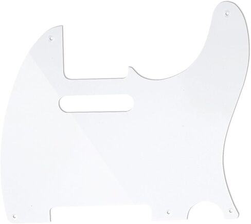 Musiclily Pro 5-Hole Guitar Pickguard لطراز MIJ JPN Japan Tele، طبقة واحدة باللون الأسود in Kuwait