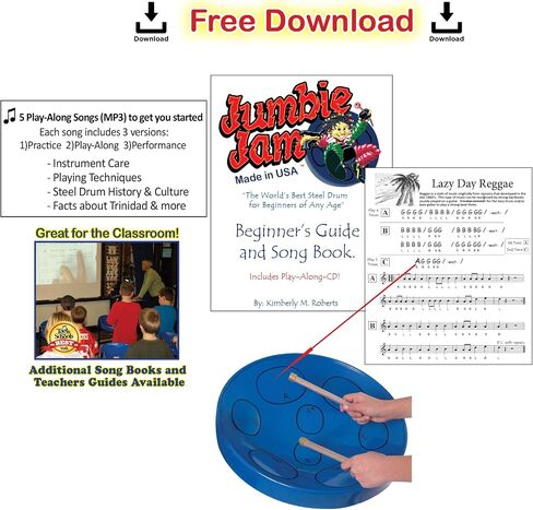 Panyard Jumbie Jam Table Top Steel Drum Kit Chrome 16-inch in Saudi Arabia