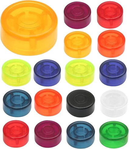 BokWin 20Pcs Clear Guitar footswitch Cap, Footswitch Topper Pedal Switch Cover for Guitar Effect Pedals in Kuwait