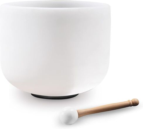 9 Inch Crystal Singing Bowl C Note (±40 cents) Root Chakra with O-ring and Mallet for Meditation, Yoga, Spiritual and Body Healing and Energy Cleansing in Saudi Arabia