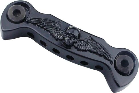 غيكر غيتار كهربائي جسر توقف بار أجنحة هيكل عظمي مع ترصيع بديلة لجيتار EPI LP SG (GS009، أسود) in Kuwait