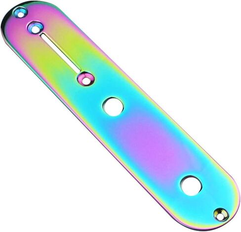Guyker Chameleon Rainbow Control Plate and 2 Potentiometer Knobs Replacement Compatible with TELE TL Guitar in Saudi Arabia