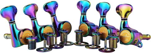 Guyker Chameleon Rainbow Control Plate and 2 Potentiometer Knobs Replacement Compatible with TELE TL Guitar in Saudi Arabia