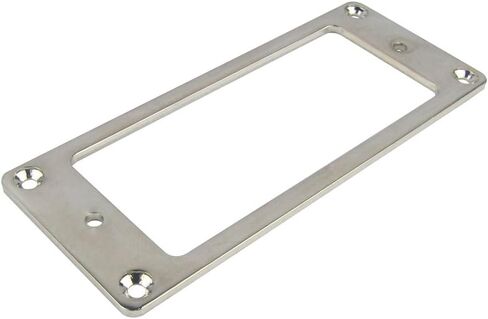 FLEOR 2pcs Black Plastic Neck & Bridge Humbucker Pickup Mounting Ring Curved Frame for LP Style Guitar in Kuwait