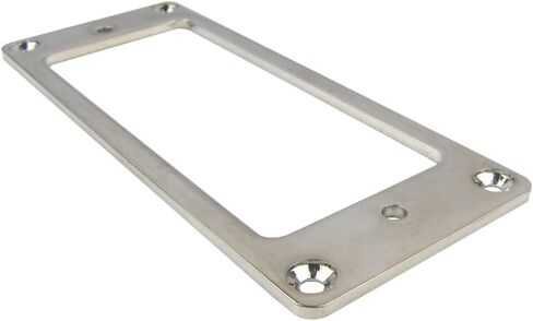 FLEOR 2pcs Black Plastic Neck & Bridge Humbucker Pickup Mounting Ring Curved Frame for LP Style Guitar in Kuwait