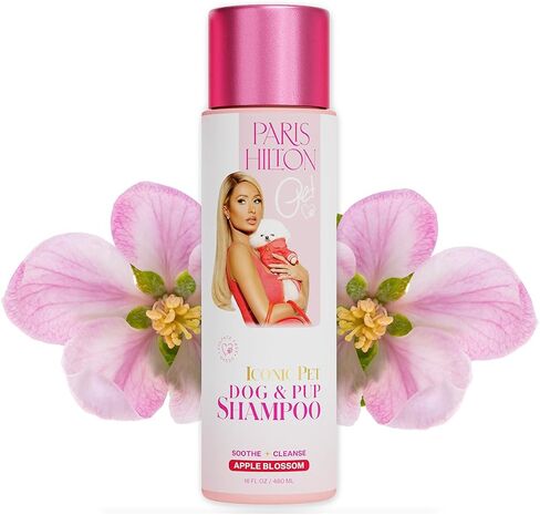 Paris Hilton Dog Shampoo - Lavender Scented Deshedding Pet Shampoo for Dogs & Puppies, Nourishing Oatmeal & Aloe, 480ml - Luxurious Grooming for All Breeds in Saudi Arabia