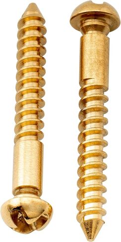 Musiclily Ultra 3.5x30mm Stainless Steel Mounting Screws for Electric Guitar PRS Style Tremolo Bridge, Gold (Set of 6) in Kuwait