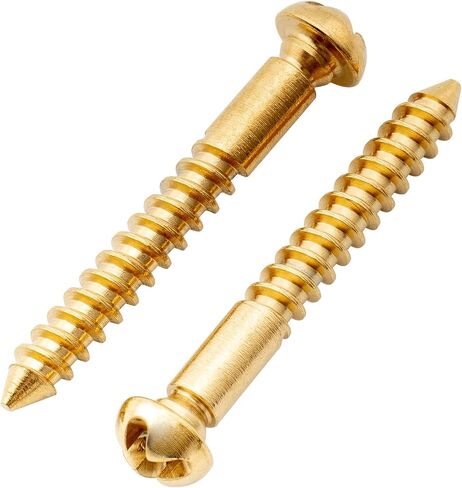 Musiclily Ultra 3.5x30mm Stainless Steel Mounting Screws for Electric Guitar PRS Style Tremolo Bridge, Gold (Set of 6) in Kuwait
