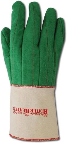 MAGID Heater Beater 26 oz. Green Canvas Hot Mill Gloves, Men's Jumbo in Saudi Arabia