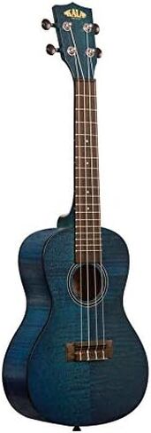 Kala KA-CEMB قيثارة الحفلات الموسيقية الغريبة من الماهوجني، أزرق in Kuwait