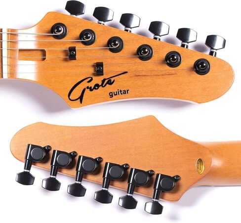 Grote Solid Electric Guitar GTLM-4 Metallic Finish Basswood Body Maple Neck Maple Fretboard (Brown) in Saudi Arabia