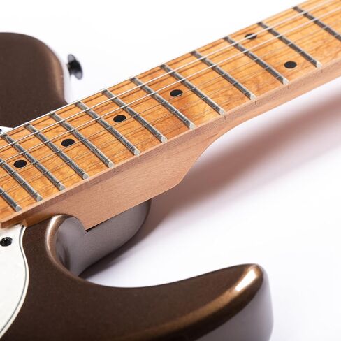 Grote Solid Electric Guitar GTLM-4 Metallic Finish Basswood Body Maple Neck Maple Fretboard (Brown) in Saudi Arabia
