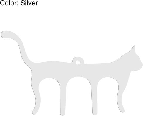 MECCANIXITY Cute Cat Shaped Metal Music Book Clip and Page Holder, Piano Sheet Music Holders Music Book Holder for Sheet Music Stands, Silver in Saudi Arabia