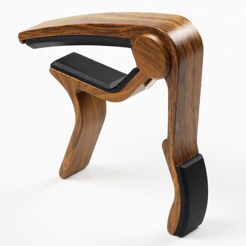 كابو جيتار، عبوتان من كابو بتصميم مختلف للجيتار الصوتي القيثارة الكهربائية، مع حامل اللقطات، سهل الاستخدام (خشب الورد + أسود) in Kuwait