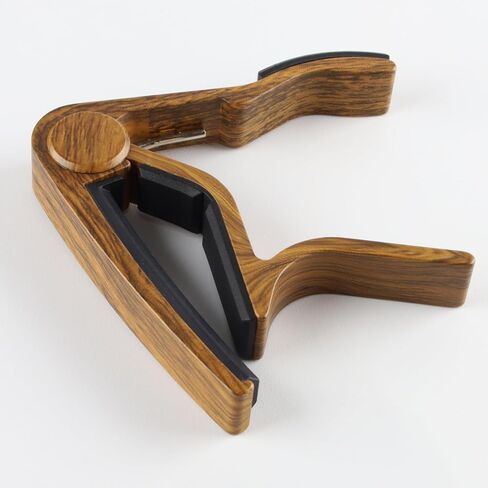 كابو جيتار، عبوتان من كابو بتصميم مختلف للجيتار الصوتي القيثارة الكهربائية، مع حامل اللقطات، سهل الاستخدام (خشب الورد + أسود) in Kuwait