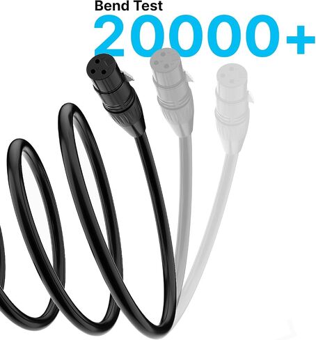 XLR Male to Female Microphone Cable 5ft (Oxygen-Free Copper) in Kuwait