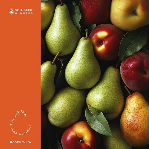 Soil Seed & Water Pomona Blend Concentrated Organic Soil Amendment Fertilizer for Pome & Stone Fruit Trees in Saudi Arabia