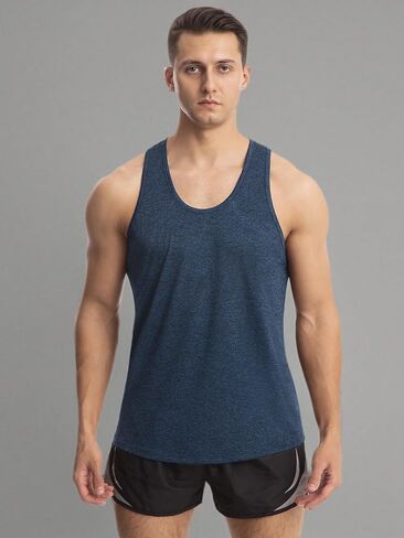 Vislivin Workout Tank Tops for Men Quick Dry Y-Back Tanks Bodybuilding Sleeveless Shirts-4 Packs in Saudi Arabia