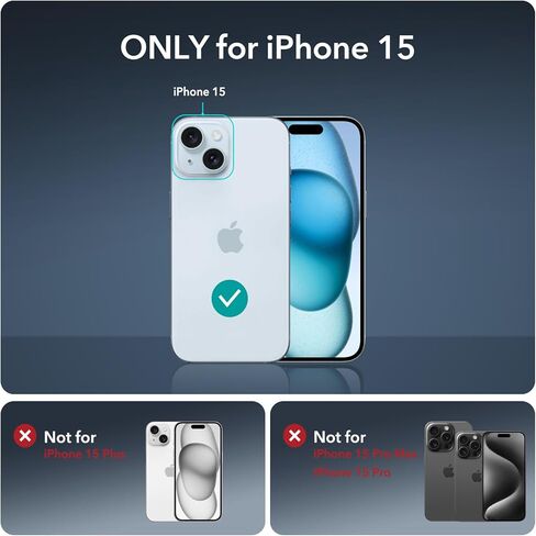 ESR 3 Pack for iPhone 14 / iPhone 13 / iPhone 13 Pro Screen Protector, [9H Hardness] [Military Grade Shatterproof] Tempered Glass Film with Flawless Fit Tray in Kuwait