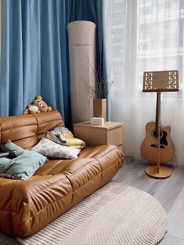 تقف الموسيقى الورقية القابلة للطي من الخيزران من وانليان مع مشبك جيتار صينية، حامل الموسيقى للموسيقى الورقية تصميم الوجه بزاوية 340 درجة، مع نمط أنيق مجوف قديم، لمشغل منبر الكمان والبيانو القيثارة in Kuwait