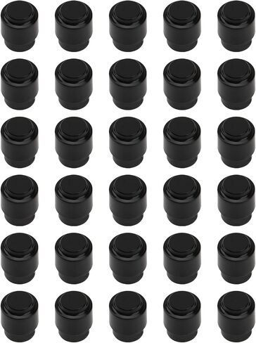 30Pcs Yootones Plastic Guitar Barrel Switch Tip 3 Way Pickup Selector Switch Knob Compatible with U.S./Import Tele Telecaster (Black) in Kuwait