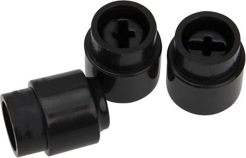 30Pcs Yootones Plastic Guitar Barrel Switch Tip 3 Way Pickup Selector Switch Knob Compatible with U.S./Import Tele Telecaster (Black) in Kuwait