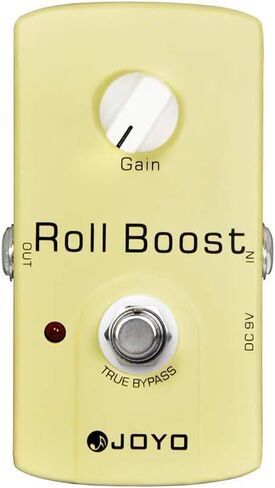 JOYO Boost Pedal Classic Circuitry up to 35dB Clean and Clear Boost for Electric Guitar Effect - True Bypass (Roll Boost JF-38) in Saudi Arabia