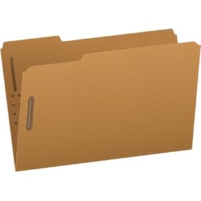 Pendaflex FK312 Pendaflex Kraft 2-Fastener Classification Folder with 1/3 Cut Tabs, 50/Box, Brown, Legal
