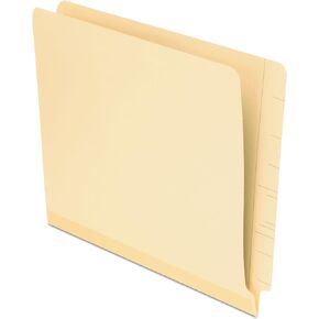 Pendaflex Reinforced Manila End-Tab Folders, Letter Size, Straight Cut, 100/BX (11035)