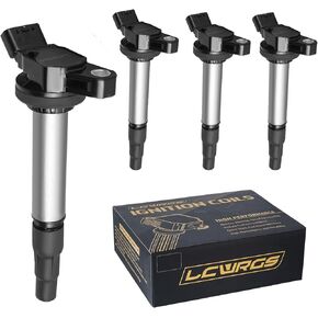 Pack of 4 Ignition Coil Compatible with 1.8 L4 Toyota Corolla Prius Matrix Scion XD 1.8L 2009 2010 2011 2012 2013 2014 2015 2016 2017 Coils Set OE# UF596 C1714 90919-02252