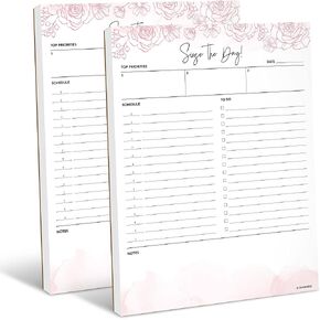 Blue Clipboard Folio with Daily Planner To Do List Notepad, Cute Clipboard Folder, Office Gift for Women, Teal Marble Clipfolio, Pastel Aesthetic Notebook, Clipboard Padfolio with Pocket
