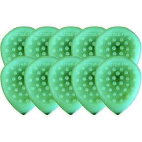 Acoustik Attak STEALTH III Structured Guitar Pick - Small Beveled Guitar Pick, Unique Tone, No-Slip Grip (10 Pack, Cobalt)