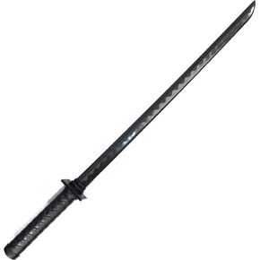 Black Polypropylene Ninja Ninjutsu Practice Sword (34.5")