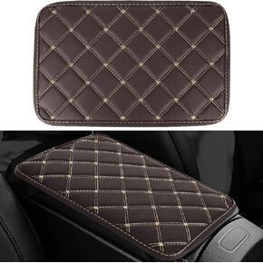 غطاء وحدة التحكم المركزية للسيارة DKIIGAME، غطاء مسند الذراع غطاء صندوق المقعد للسيارة، وسادة وحدة تحكم عالمية مقاومة للماء (أسود غامض) in Kuwait