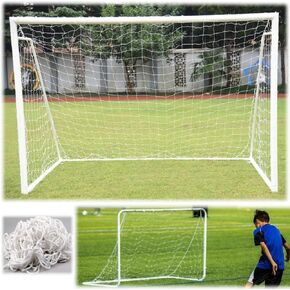 TOPINCN Full Size Portable Football Soccer Net Sport Nets Replacement Soccer Goal Post Net Tough Durable Foldable Soccer Nets for Sports Match Training