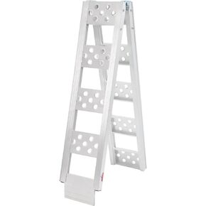 Ruedamann 6'L x 8.1" W Folding Loading Ramp, 440 lbs Capacity, Aluminum Lightweight Portable Ramp for ATVs, UTVs, Motorcycles, Bikes, 1PC