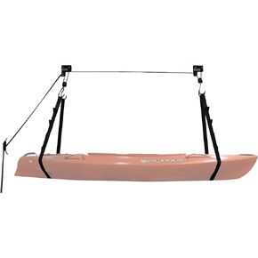 Extreme Max 3004.0204 Kayak/Canoe/Bike/Ladder Hoist & Lift for Storage in Shop or Garage - 120 lb. Capacity,Black