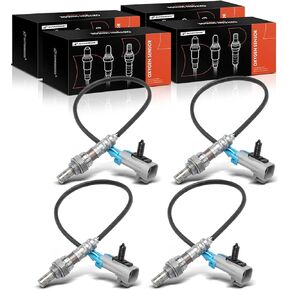 A-Premium O2 Oxygen Sensor Compatible with Cadillac, Chevy & GMC Models - Escalade, Silverado 1500 04-05, Suburban 1500 03-04, Tahoe, Sierra 1500 03-05, Yukon 03-04 - V8 5.3L - Upstream and Downstream