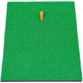 Golf Mat, Thicken Golf Hitting Mat, Artificial Turf Practice Mat with Golf Tee for Outdoor & Indoor Training Swing & Chipping in Backyard, Garage, Basement, Range, Golf Simulator in Kuwait