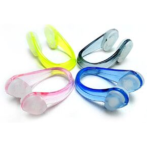 Nose Clips for Divers and Swimmers Zooshine 4 Sets Swimming Nose Clips Nose Plugs for Swimming Nose Protector for Adults Kids