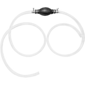 Brandon-super Gasoline Siphon Hose, Gas Oil Water Fuel Transfer Siphon Pump, Manual fuel pump, Fuel Transfer Pump with 2 PVC Hoses