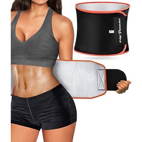 KingPavonini Waist Trimmer for Women & Mens Waist Trainer Sweat Belt Plus Size, Upgraded