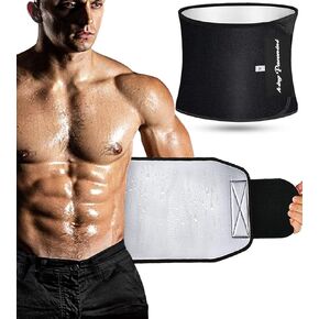 KingPavonini Waist Trimmer for Women & Mens Waist Trainer Sweat Belt Plus Size, Upgraded