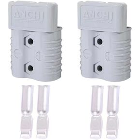 ANCHImsr kit 175 Amp Quick Disconnect Connector Plug for Jumper Cable in Traction System Recovery Winch (4PCS 1/0 AWG)