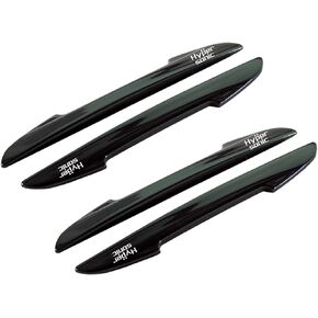 Hypersonic Black Car Door Edge Guard Trim Molding Crash Scratch Protector 4PCS
