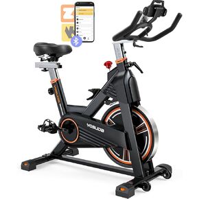 YOSUDA PRO Magnetic Exercise Bike 350 lbs Weight Capacity - Indoor Cycling Bike Stationary with Comfortable Seat Cushion, Silent Belt Drive