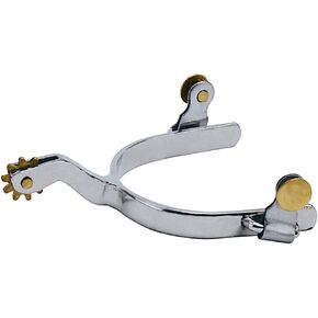 Weaver Leather Men's Roping Spur with Plain Band, 1.75