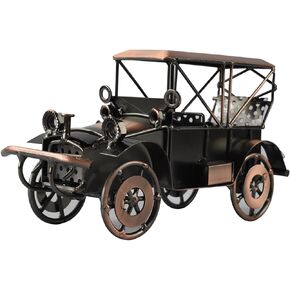 Metal Antique Vintage Car Model Home Décor Handmade Handcrafted Collections Collectible Vehicle (Bronze)